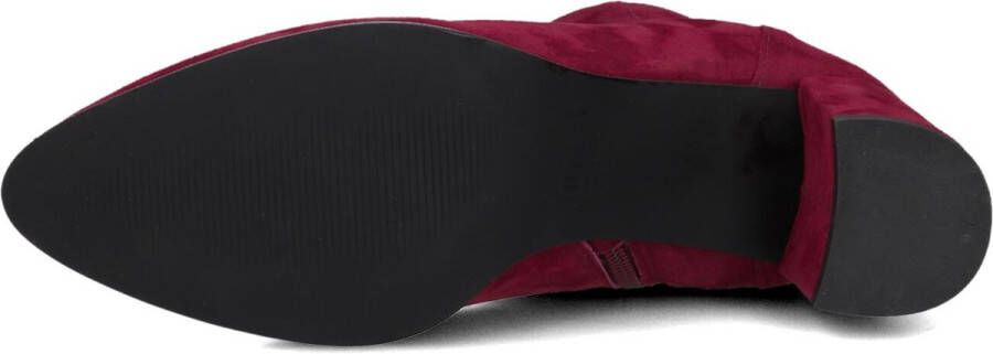 Notre-V 8543 Enkellaarsjes Enkelboots met rits Dames Rood