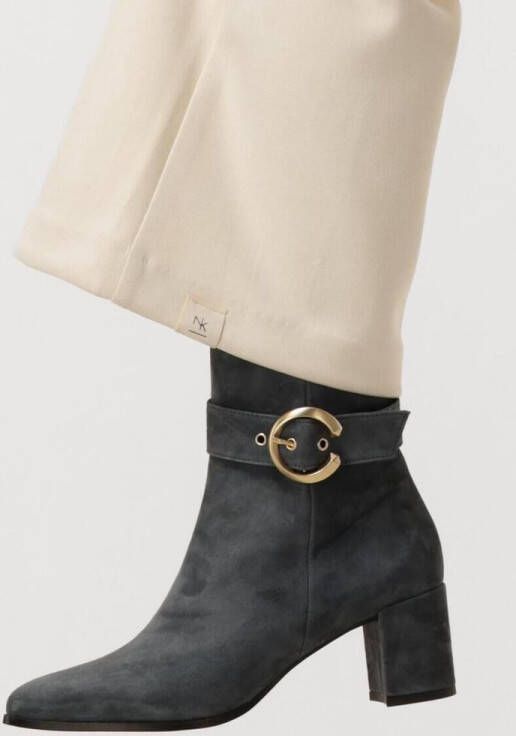 Notre-V 8552 Enkellaarsjes Enkelboots met rits Dames Grijs