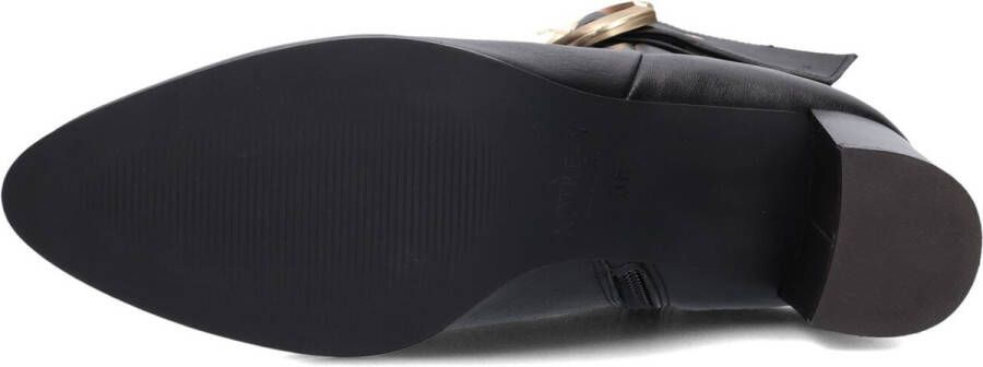Notre-V 8552 Enkellaarsjes Enkelboots met rits Dames Zwart