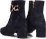 Notre-v Blauwe Suède Enkellaarzen Stijlvol Model Blue Dames - Thumbnail 2