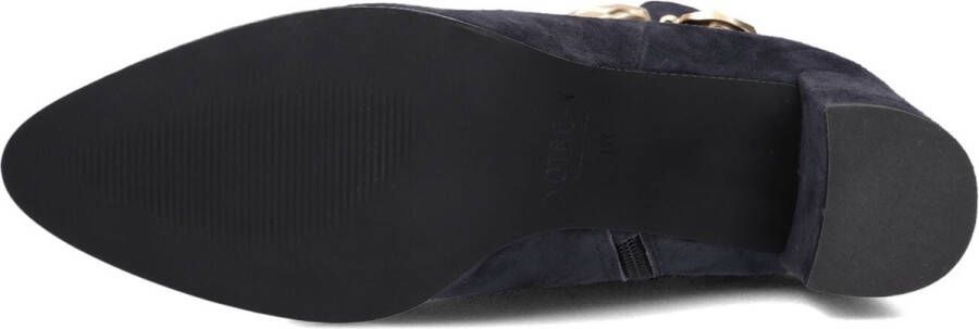 Notre-V 8558 Enkellaarsjes Enkelboots met rits Dames Blauw