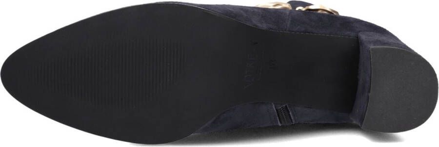 Notre-V 8558 Enkellaarsjes Enkelboots met rits Dames Blauw