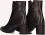 Notre-V 8560 Enkellaarsjes Enkelboots met rits Dames Bruin - Thumbnail 2