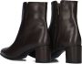 Notre-V 8560 Enkellaarsjes Enkelboots met rits Dames Bruin - Thumbnail 2