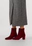 Notre-V 8560 Enkellaarsjes Enkelboots met rits Dames Rood - Thumbnail 2