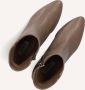 Notre-V 8560 Enkellaarsjes Enkelboots met rits Dames Taupe - Thumbnail 2