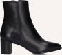 Notre-V 8560 Enkellaarsjes Enkelboots met rits Dames Zwart - Thumbnail 2