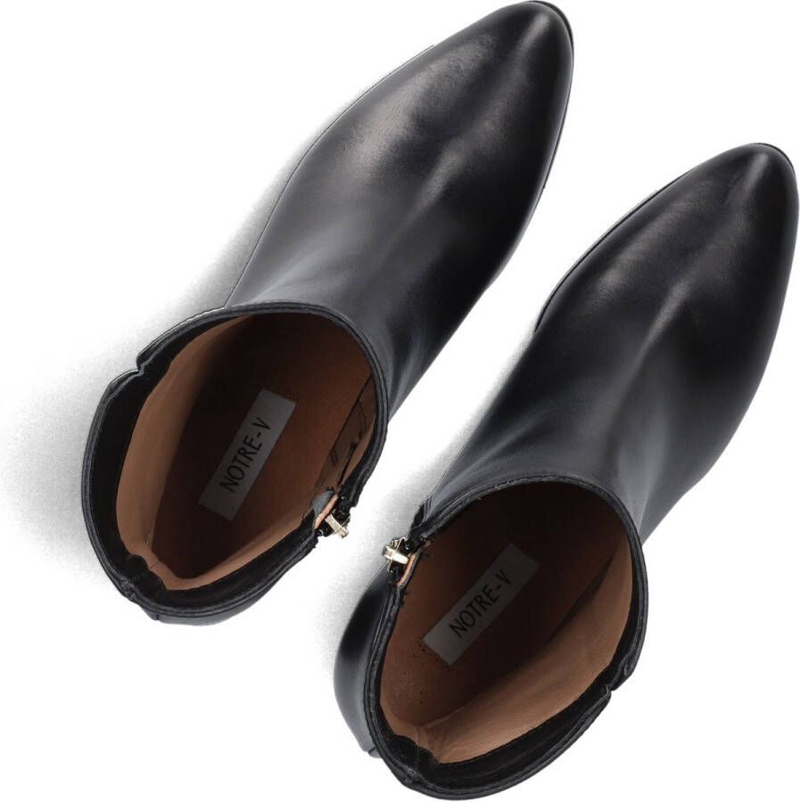 Notre-V 8560 Enkellaarsjes Enkelboots met rits Dames Zwart - Foto 2