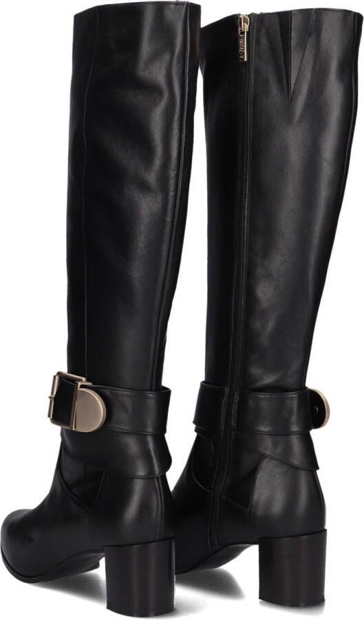 Notre-v Elegante Zwarte Leren Hoge Laarzen - Foto 2