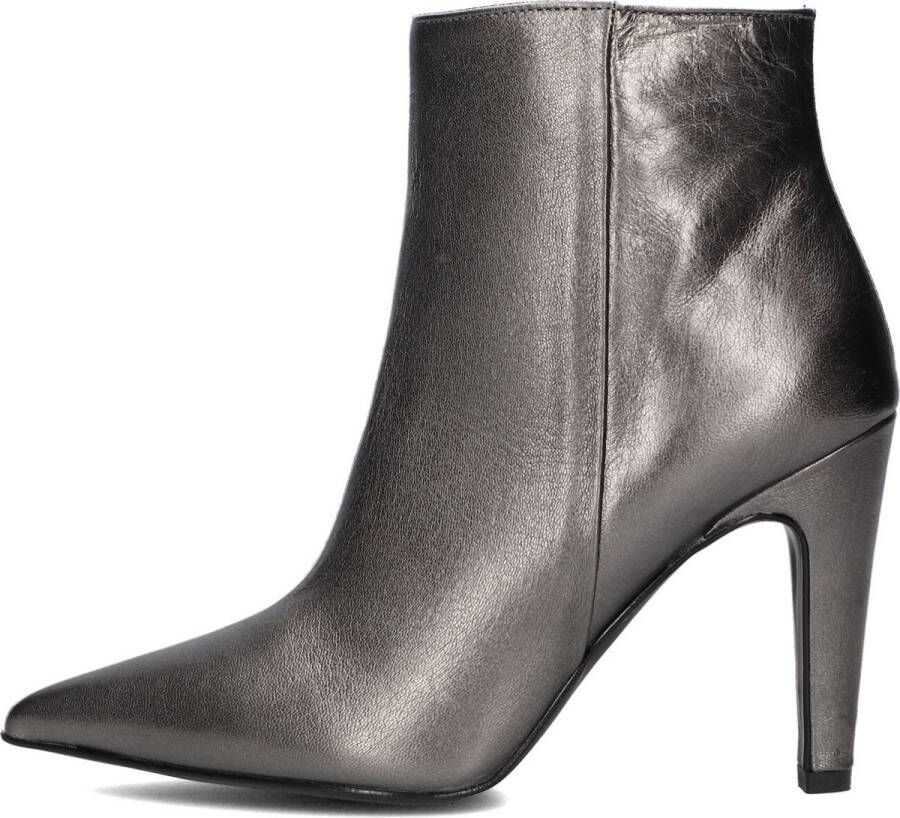 Notre-V 87533 1 Enkellaarsjes Enkelboots met rits Dames Zilver