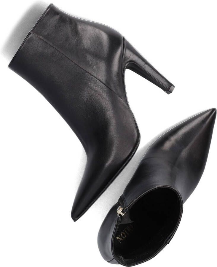 Notre-V 87533 Enkellaarsjes Enkelboots met rits Dames Zwart