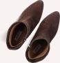 Notre-V 97436 Enkellaarsjes Enkelboots met rits Dames Bruin - Thumbnail 2
