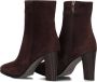 Notre-V 97436 Enkellaarsjes Enkelboots met rits Dames Bruin - Thumbnail 2