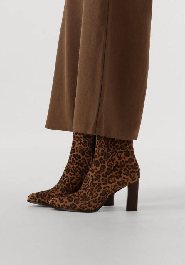 Notre-V 97436 Enkellaarsjes Enkelboots met rits Dames Bruin - Foto 3