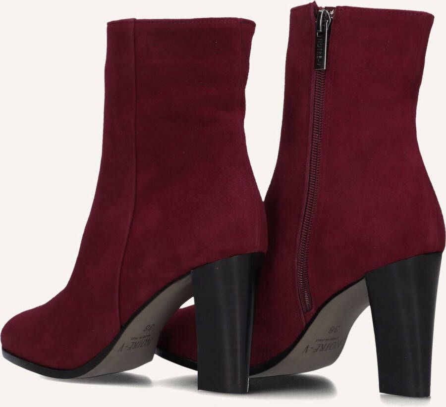 Notre-V 97436 Enkellaarsjes Enkelboots met rits Dames Rood - Foto 3