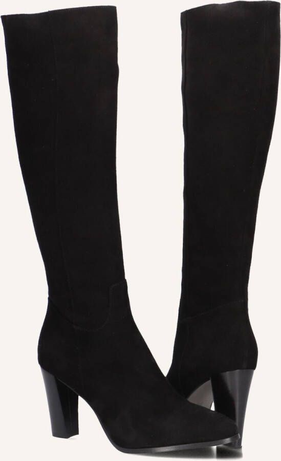 Notre-v Zwarte hoge laarzen met puntige neus - Foto 2