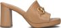 Notre-V Notre V 99920 Muiltjes Dames Camel - Thumbnail 2