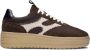 Notre-V Anemone-63 Sneakers Dames Bruin - Thumbnail 1