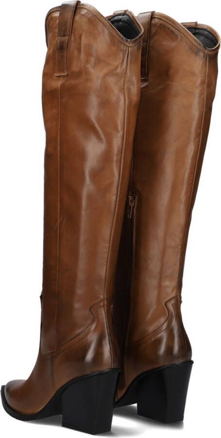 Bruin Tinten Aq291 Hoge laarzen Dames Cognac - Foto 2