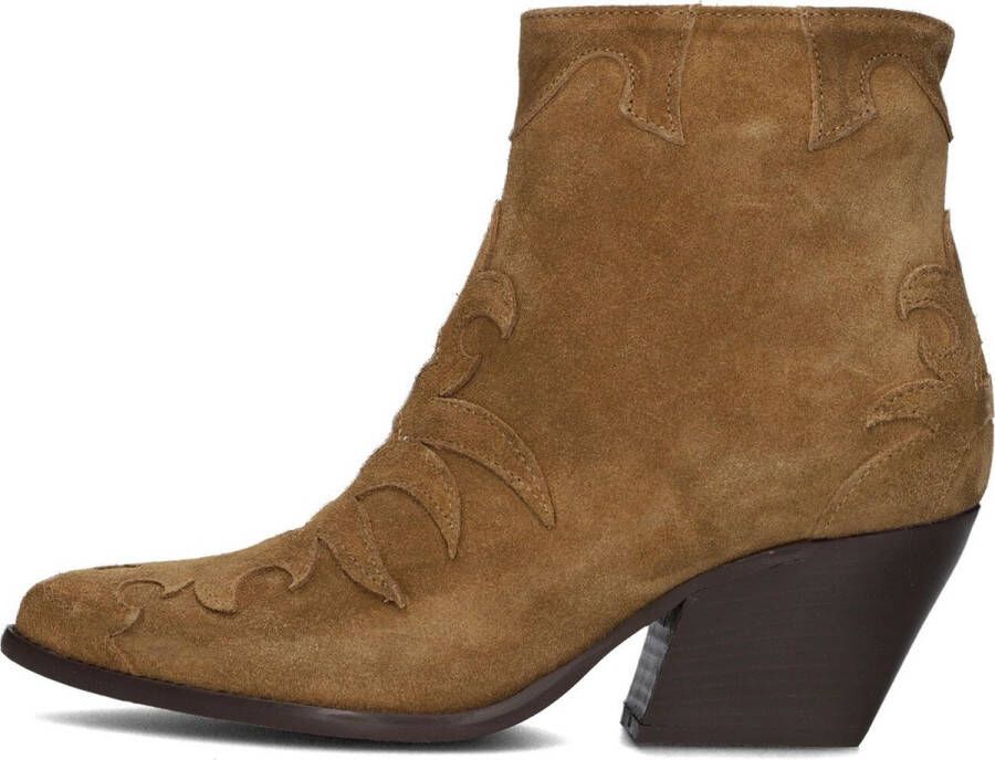 Notre-V Ar196 Enkellaarsjes Enkelboots met rits Dames Bruin - Foto 3