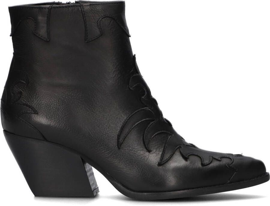Notre-V Ar196 Enkellaarsjes Enkelboots met rits Dames Zwart - Foto 3