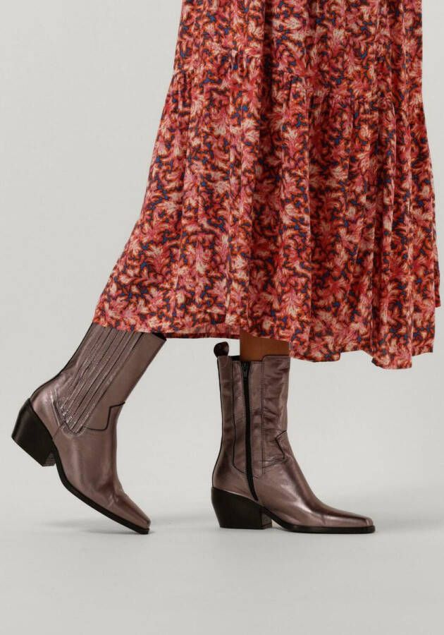 Notre-V Ar208 Enkellaarsjes Enkelboots met rits Dames Zilver - Foto 5