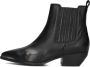 Notre-V Ar230 Enkellaarsjes Enkelboots met rits Dames Zwart - Thumbnail 2
