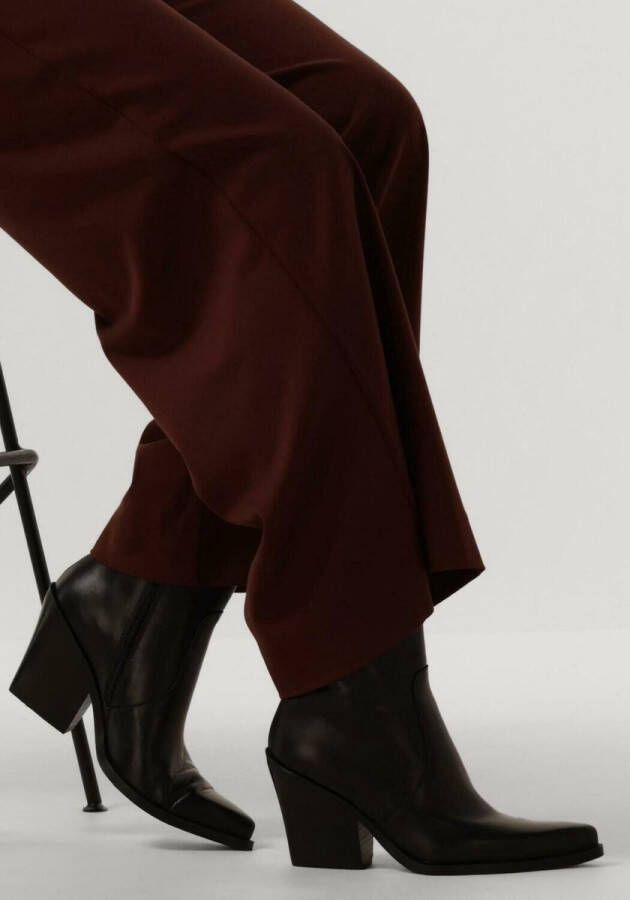 Notre-V Ar274 Enkellaarsjes Enkelboots met rits Dames Zwart
