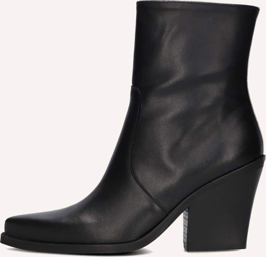Notre-V Ar274 Enkellaarsjes Enkelboots met rits Dames Zwart