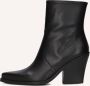 Notre-V Ar274 Enkellaarsjes Enkelboots met rits Dames Zwart - Thumbnail 2