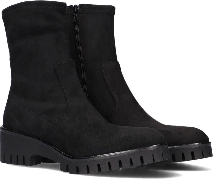 Notre-V Notre V Arita Enkellaarsjes Enkelboots met rits Dames Zwart - Foto 3