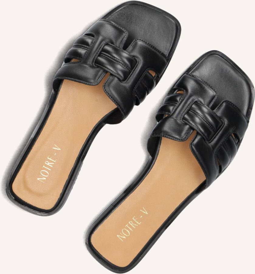 Notre-v Leren Slippers met Vierkante Neus - Foto 2