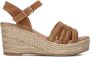 Notre-V As-14372 Sandalen Met Sleehak Dames Bruin - Thumbnail 2