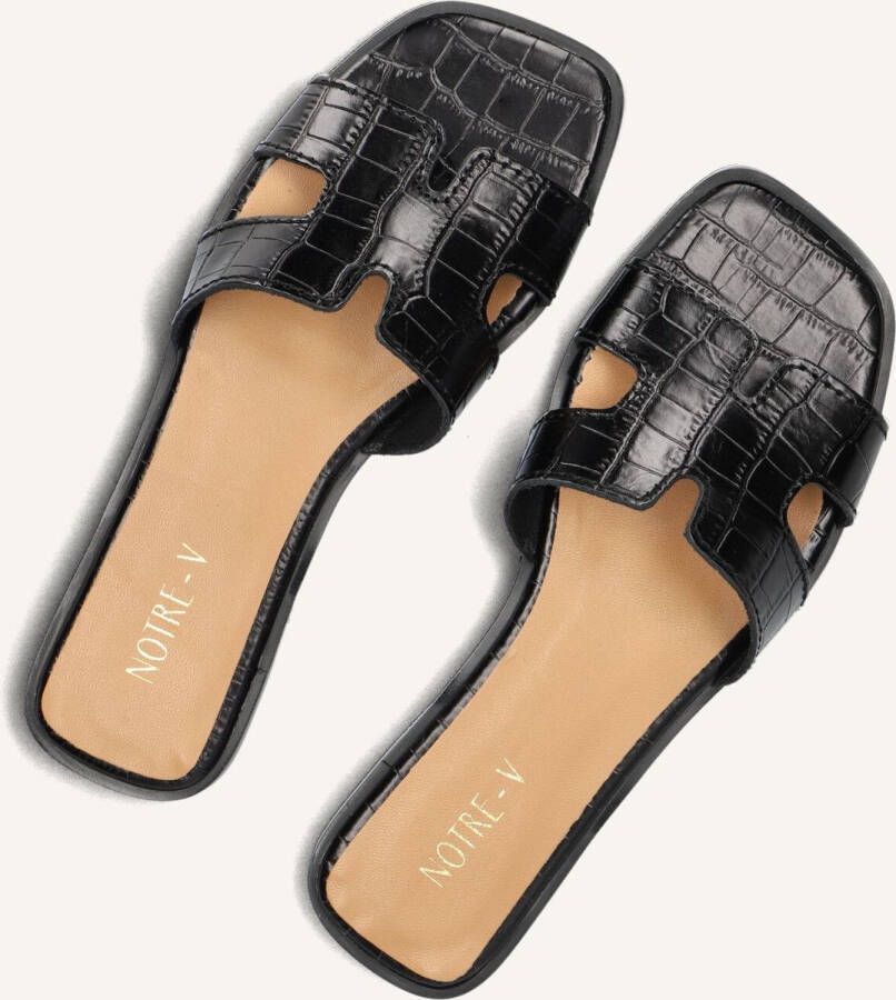 Notre-V As-16221 Slippers Dames Zwart
