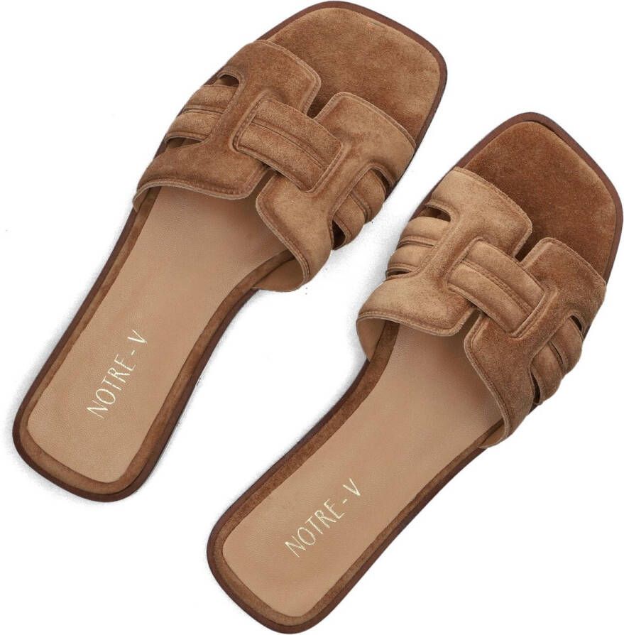 Notre-V As-16301 Slippers Dames Camel