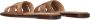 Notre-V As-16301 Slippers Dames Camel - Thumbnail 2