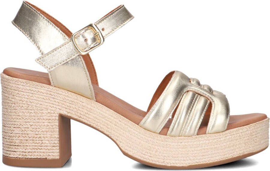 Notre-V As-2000 Sandalen Dames Goudkleurig