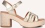 Notre-V As-2000 Sandalen Dames Goudkleurig - Thumbnail 2