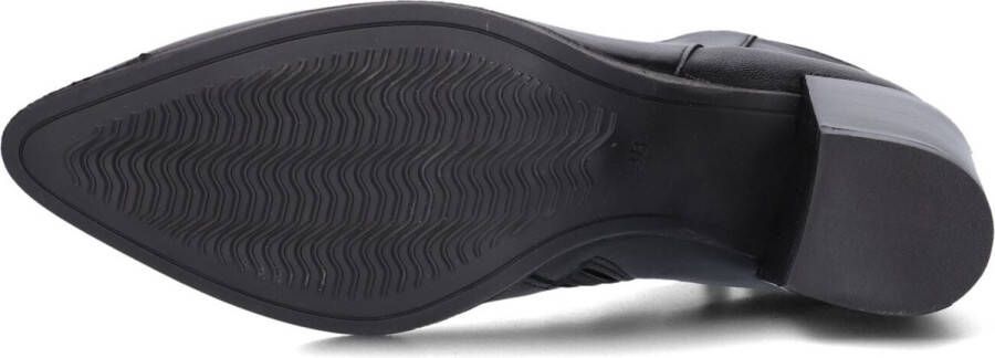 Notre-V At 156 Enkellaarsjes Enkelboots met rits Dames Zwart