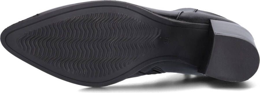 Notre-V At 156 Enkellaarsjes Enkelboots met rits Dames Zwart