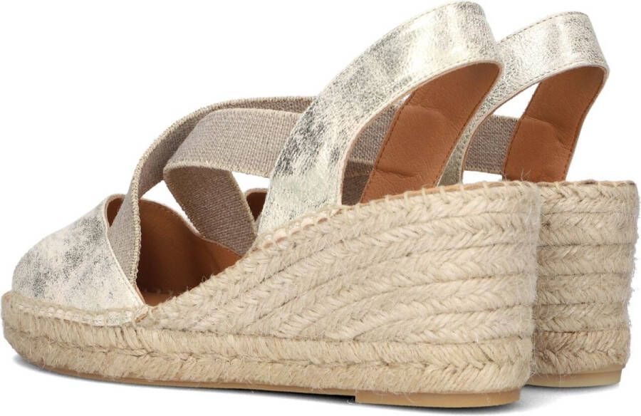 Notre-V Ciara23.1 Espadrilles Met Sleehak Dames Goud