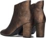 Notre-V Diane-02 Enkellaarsjes Enkelboots met rits Dames Goud - Thumbnail 2