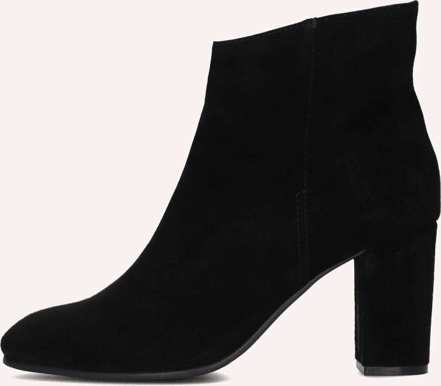 Notre-V Diane-02 Enkellaarsjes Enkelboots met rits Dames Zwart