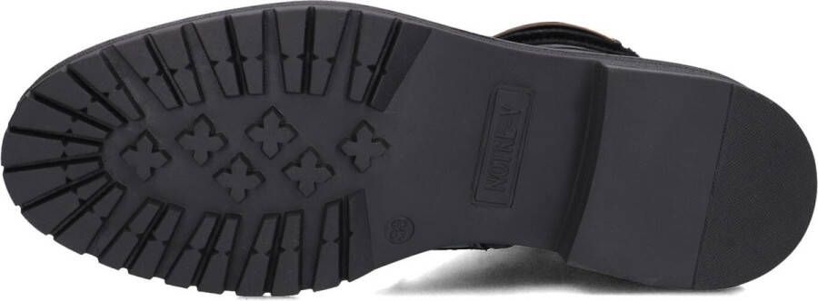 Notre-v Zwarte Leren Enkellaarzen voor Dames - Foto 3