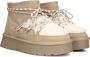Notre-V Femm Laarzen Textiel Dames Beige - Thumbnail 9