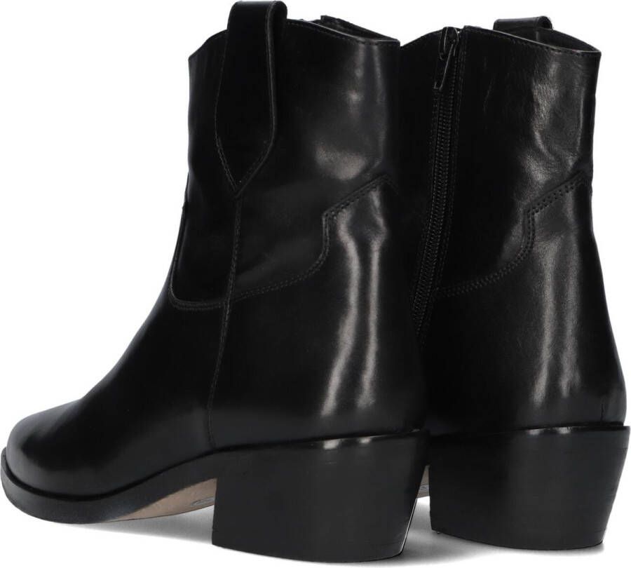 Notre-V Fru110 Enkellaarsjes Enkelboots met rits Dames Zwart - Foto 3