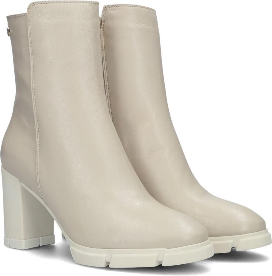 Notre-V Notre V 04 241 Enkellaarsjes Enkelboots met rits Dames Wit - Foto 2