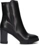 Notre-V Notre V 05 103 Enkellaarsjes Enkelboots met rits Dames Zwart - Thumbnail 2