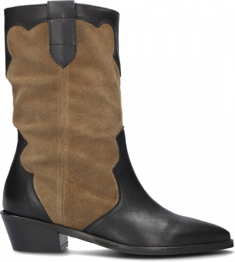 City Western bruin Tinten City Western 05-264 Cowboylaarzen Western Laarzen Dames Zwart - Foto 2