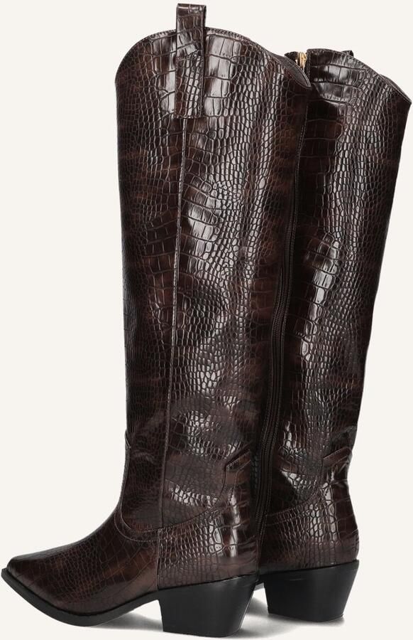 Notre-v Bruine Cowboy Laarzen voor Stijlvolle Herfst Winter - Foto 2